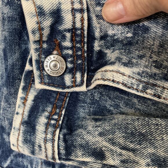 Almost Famous Jean Jacket Acid Washed Girls Just Wanna Have Fun Punk Baddie Vibe - Picture 5 of 14